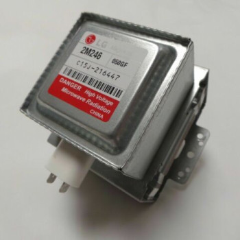 Магнетрон LG 1100W 7 пластин 6 отверстий 2M246-050GF разьём перпендикулярно